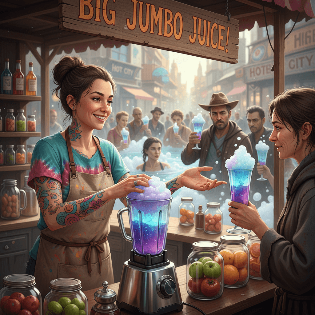 Big Jumbo Juice! Bartender