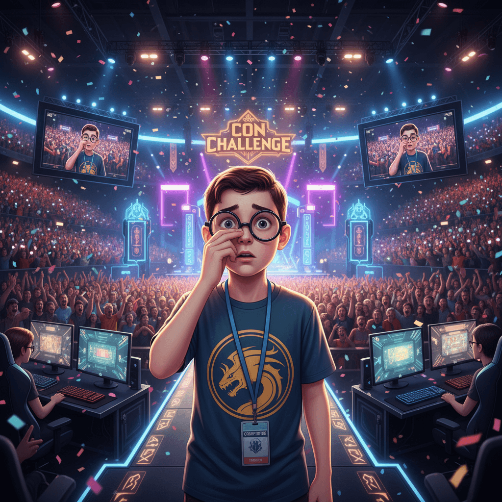 Young Challenger with Glasses